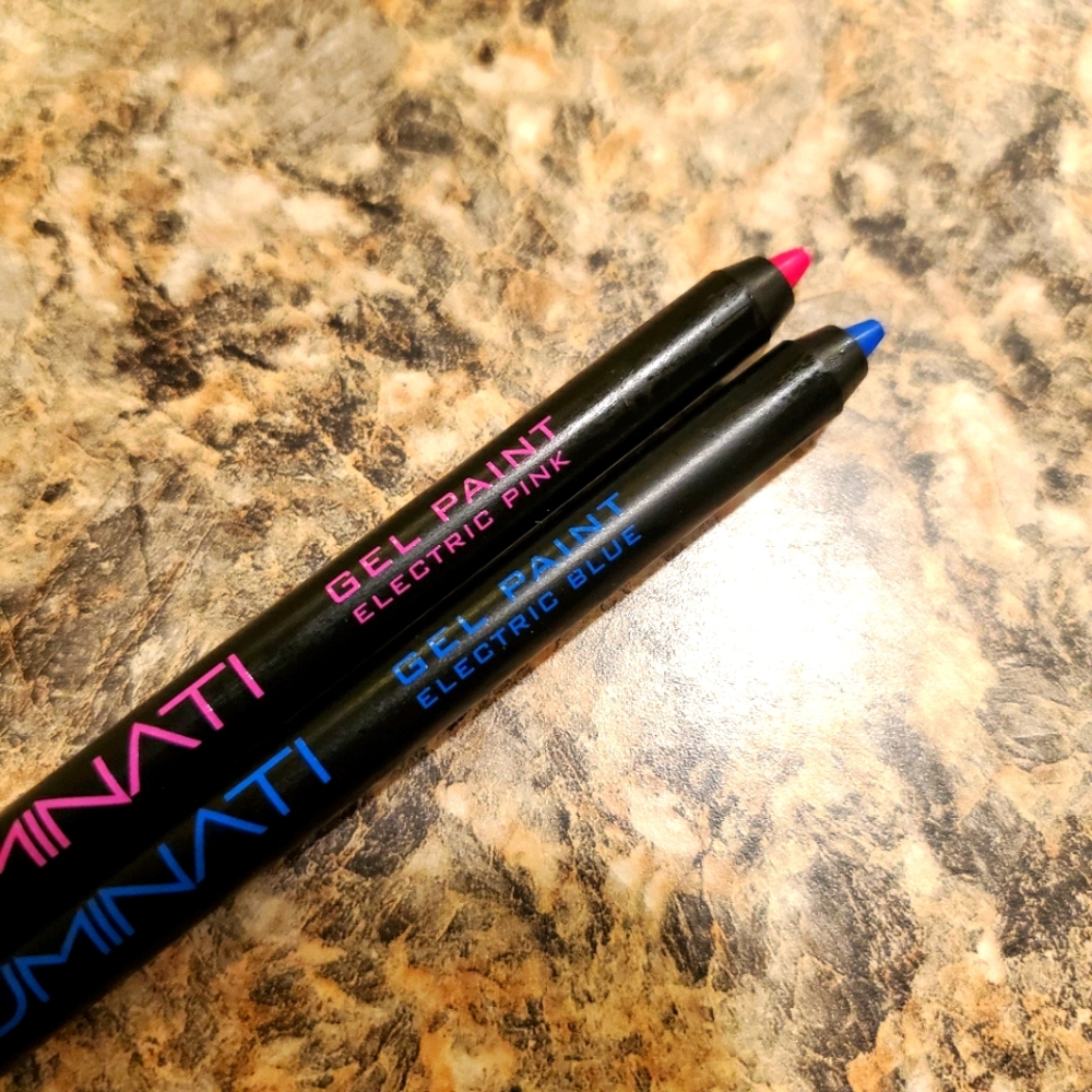 Gel Paint Electric Blue & Pink Eye Pencils